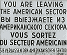 Sektorengrenzschild Sektorengrenzschild