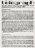 Telegraph: Titelblatt Telegraph: Titelblatt